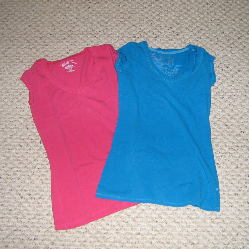 garage capped sleeve t shirts
